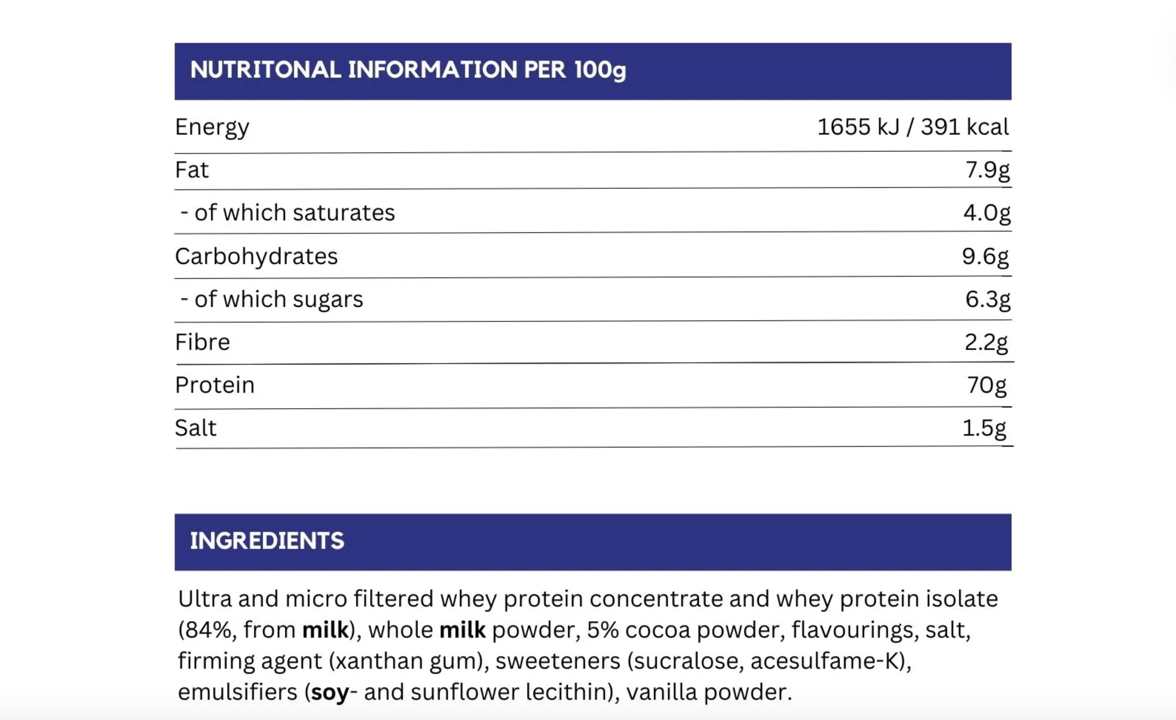 Whey 100 Cookies & Cream (1 kg)