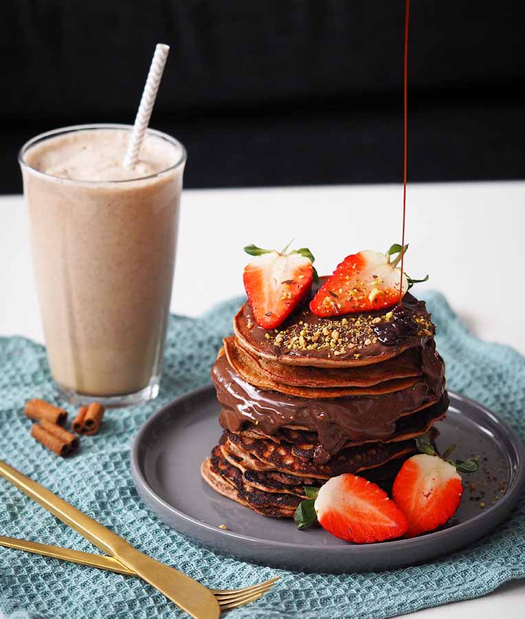 Protein pancakes with toppings - Nordic Nutrition