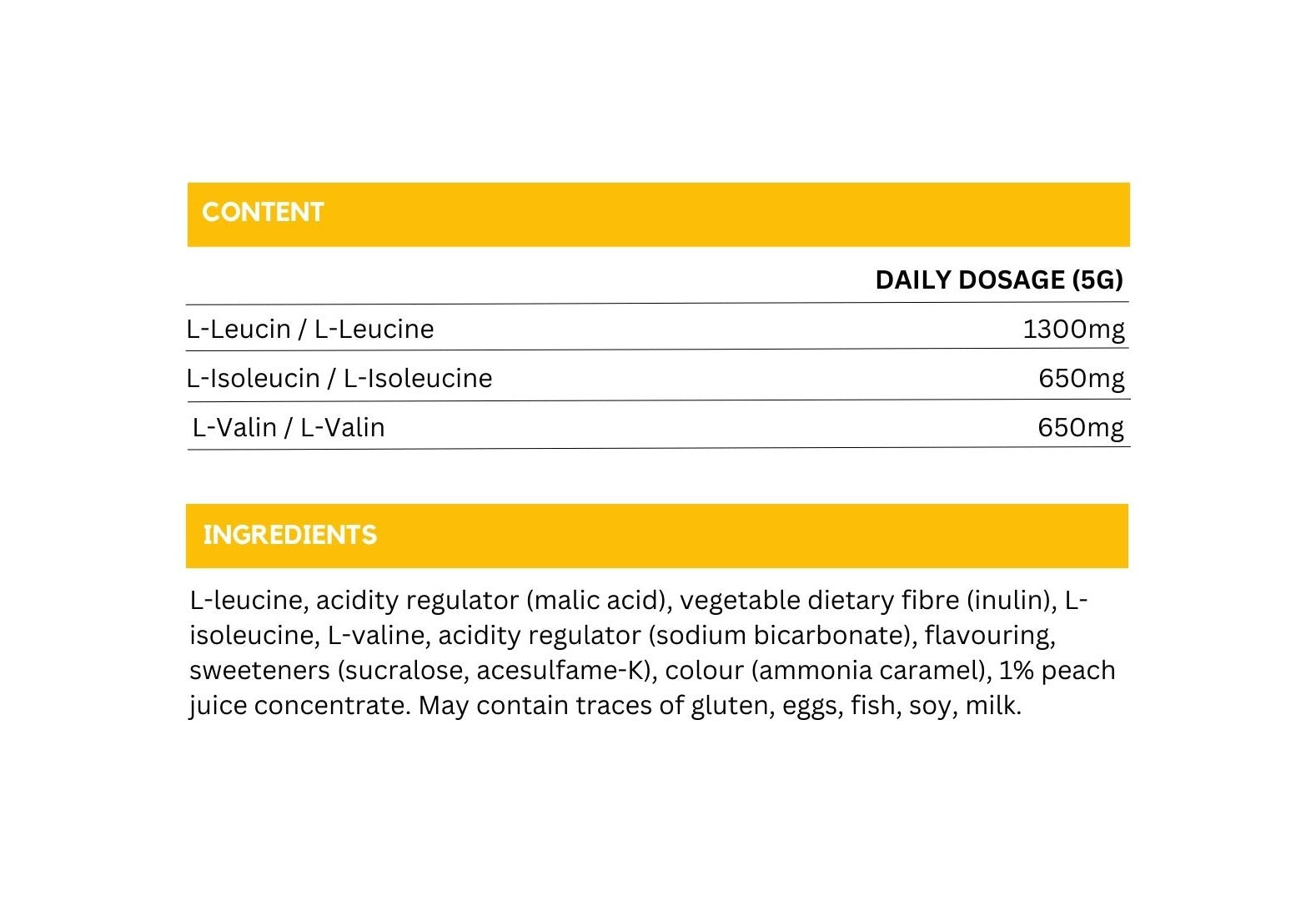 BCAA™ Ice Tea Peach (300g)