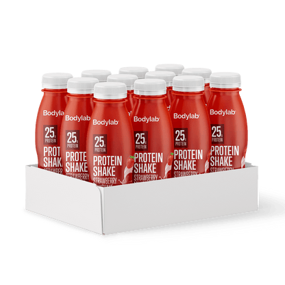 Protein Shake - Strawberry Milkshake x 12 - Nordic Nutrition