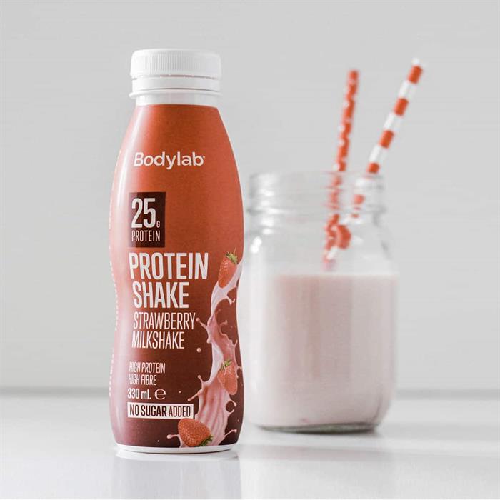 Protein Shake - Strawberry Milkshake x 1 (330 ml) - Nordic Nutrition