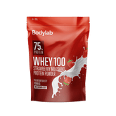 Whey 100 Strawberry Milkshake (1 kg) - Nordic Nutrition